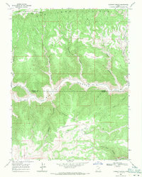 Hi-Res Interactive Map of Currant Canyon, Duchesne County, UT in 1968 ...